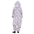 Snuggs Kids Blanket Onesie Grey Snowflakes